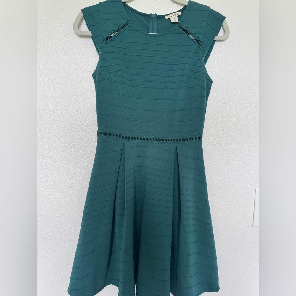 Miami Teal Casual Dress
